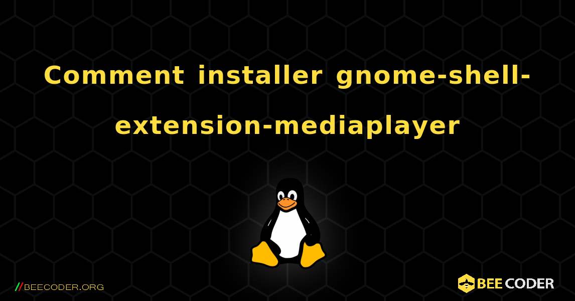 Comment installer gnome-shell-extension-mediaplayer . Linux