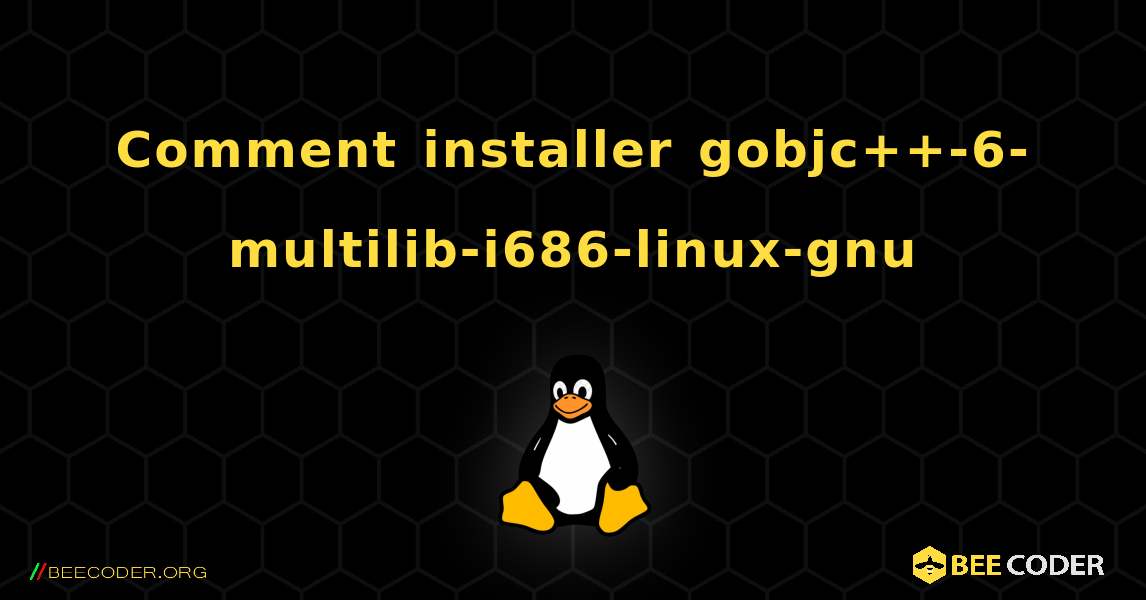 Comment installer gobjc++-6-multilib-i686-linux-gnu . Linux