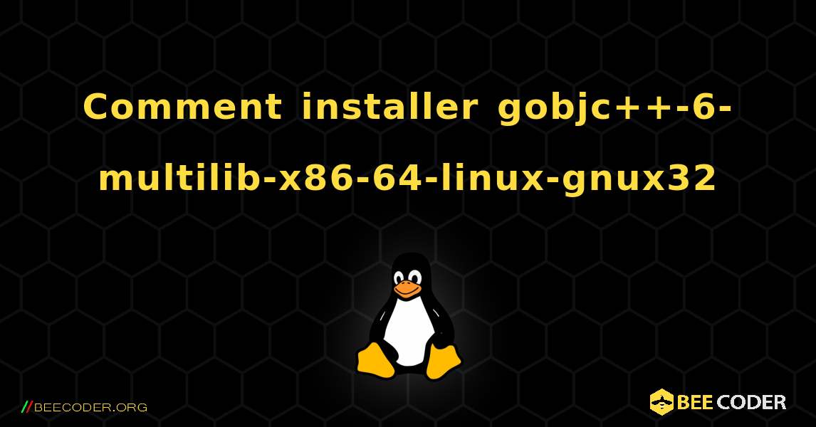 Comment installer gobjc++-6-multilib-x86-64-linux-gnux32 . Linux