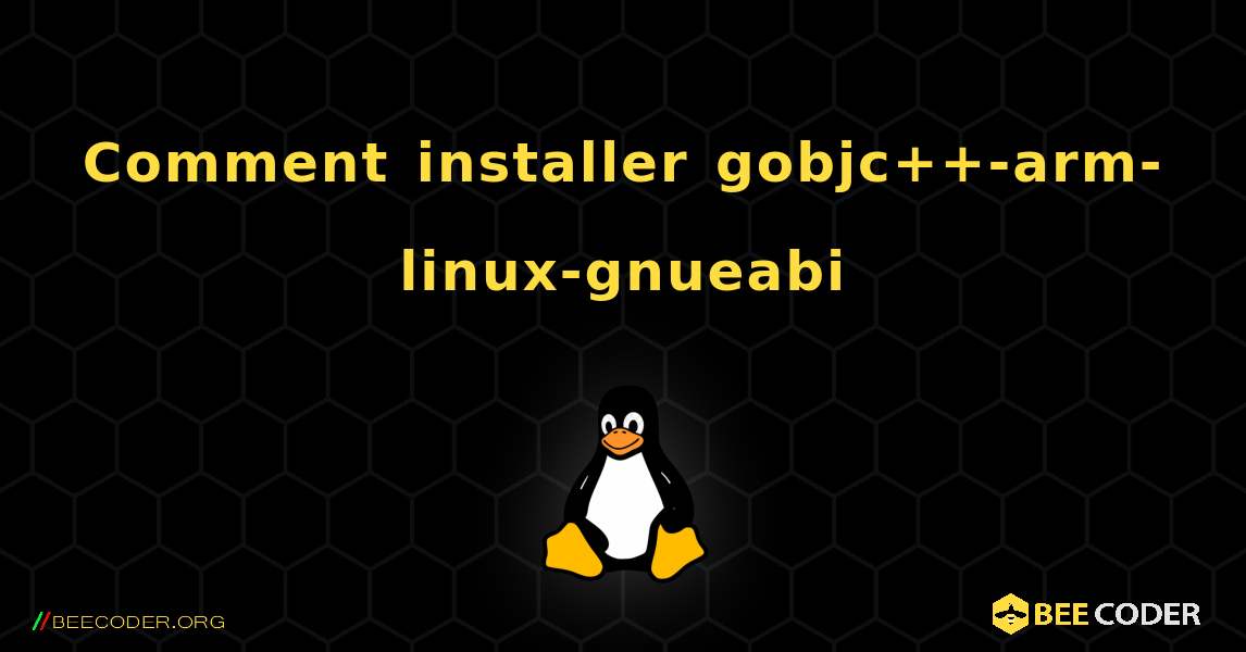 Comment installer gobjc++-arm-linux-gnueabi . Linux