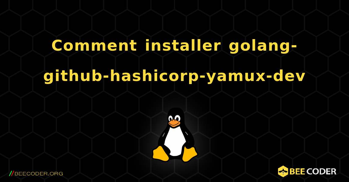 Comment installer golang-github-hashicorp-yamux-dev . Linux