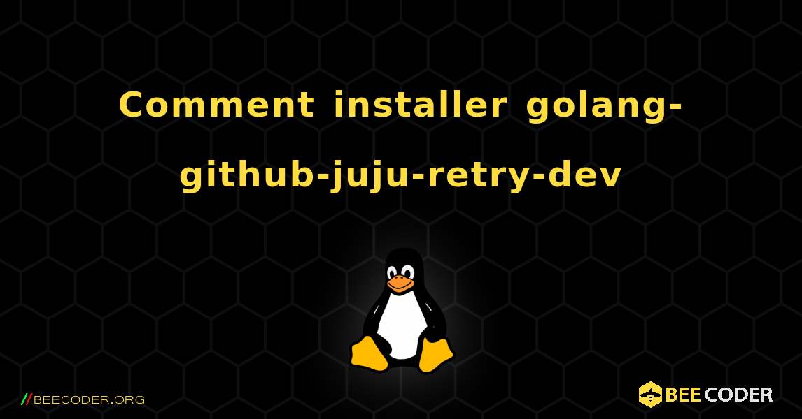 Comment installer golang-github-juju-retry-dev . Linux