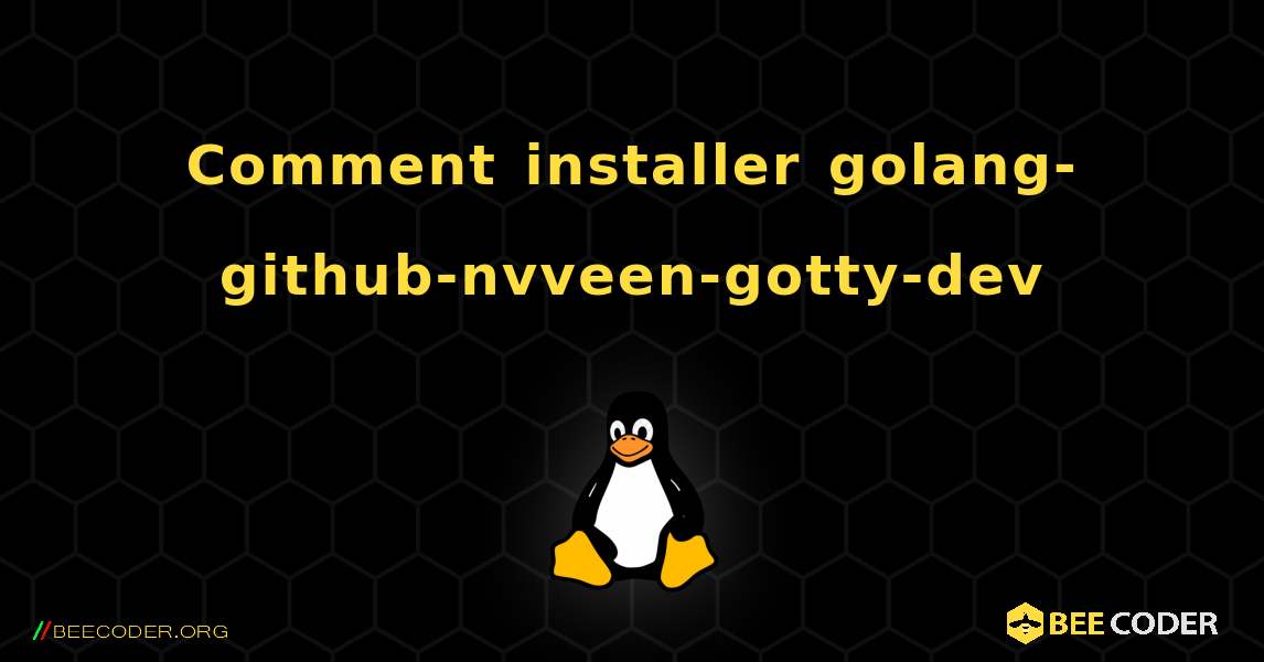 Comment installer golang-github-nvveen-gotty-dev . Linux