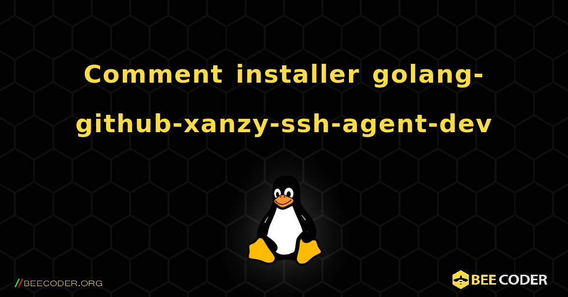 Comment installer golang-github-xanzy-ssh-agent-dev . Linux