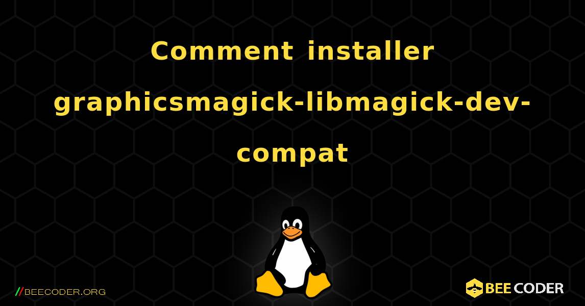 Comment installer graphicsmagick-libmagick-dev-compat . Linux