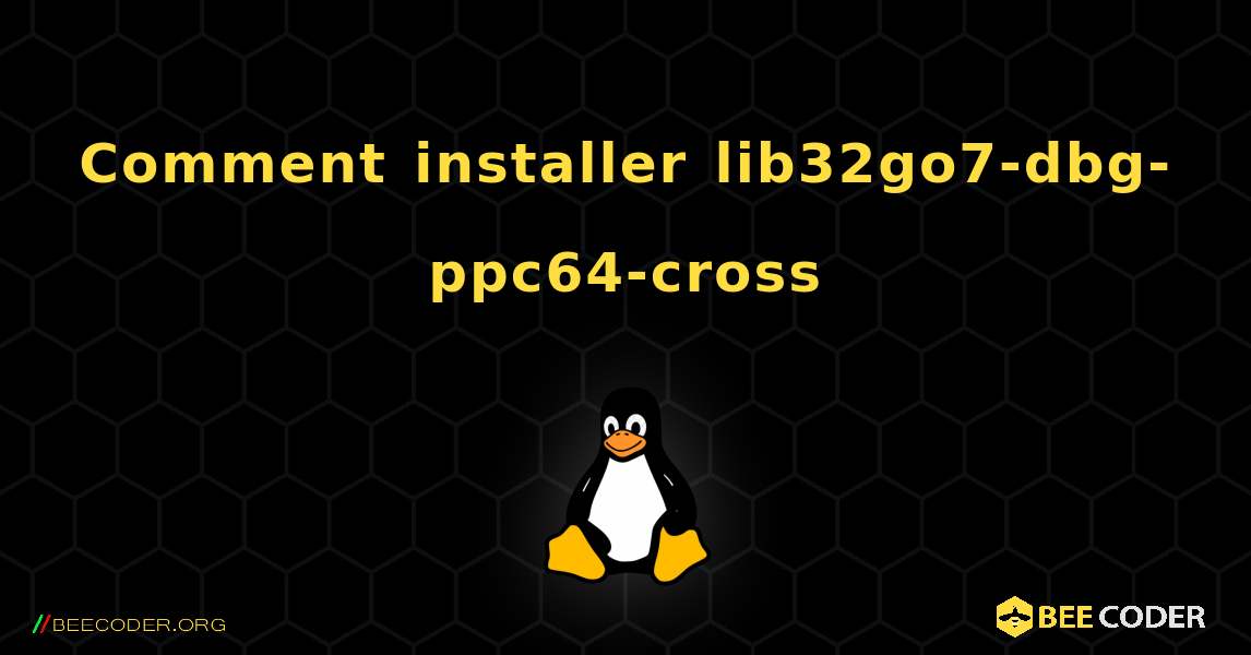 Comment installer lib32go7-dbg-ppc64-cross . Linux