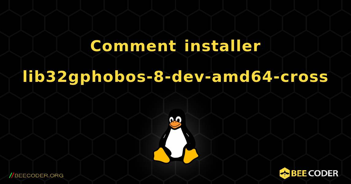 Comment installer lib32gphobos-8-dev-amd64-cross . Linux