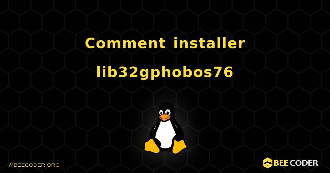 Comment installer lib32gphobos76 . Linux