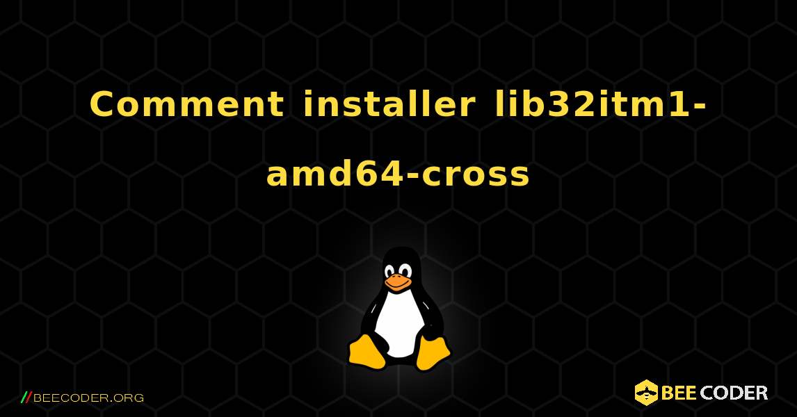 Comment installer lib32itm1-amd64-cross . Linux