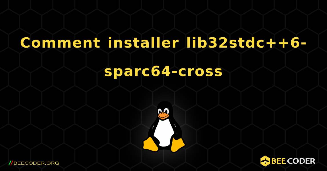Comment installer lib32stdc++6-sparc64-cross . Linux