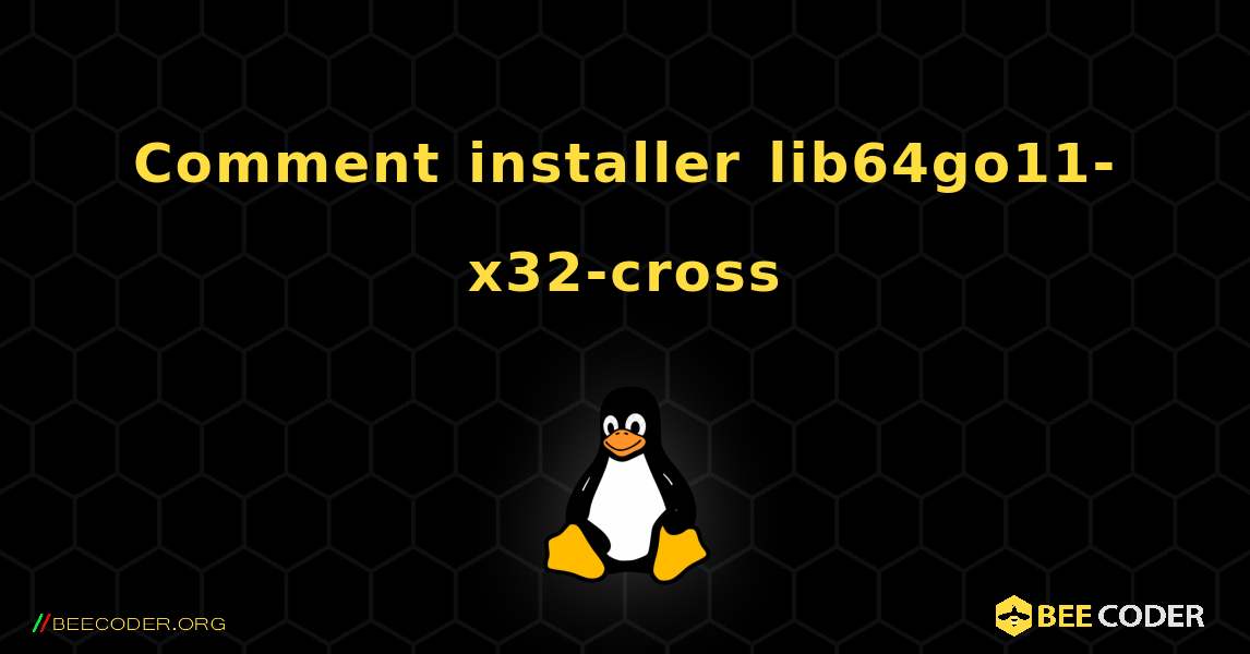 Comment installer lib64go11-x32-cross . Linux