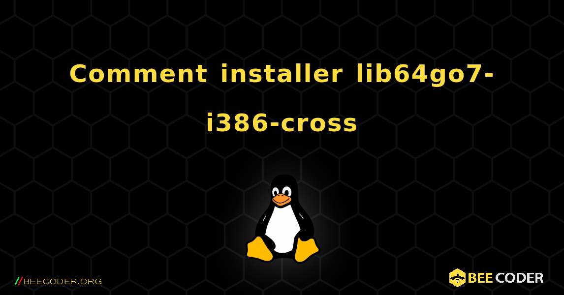 Comment installer lib64go7-i386-cross . Linux