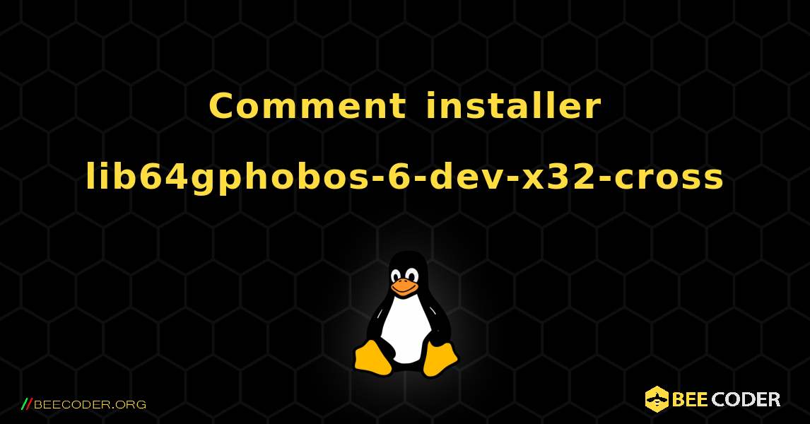 Comment installer lib64gphobos-6-dev-x32-cross . Linux