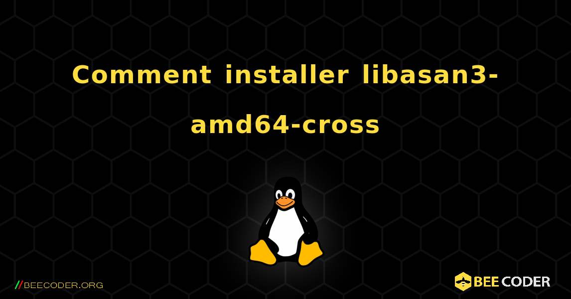 Comment installer libasan3-amd64-cross . Linux
