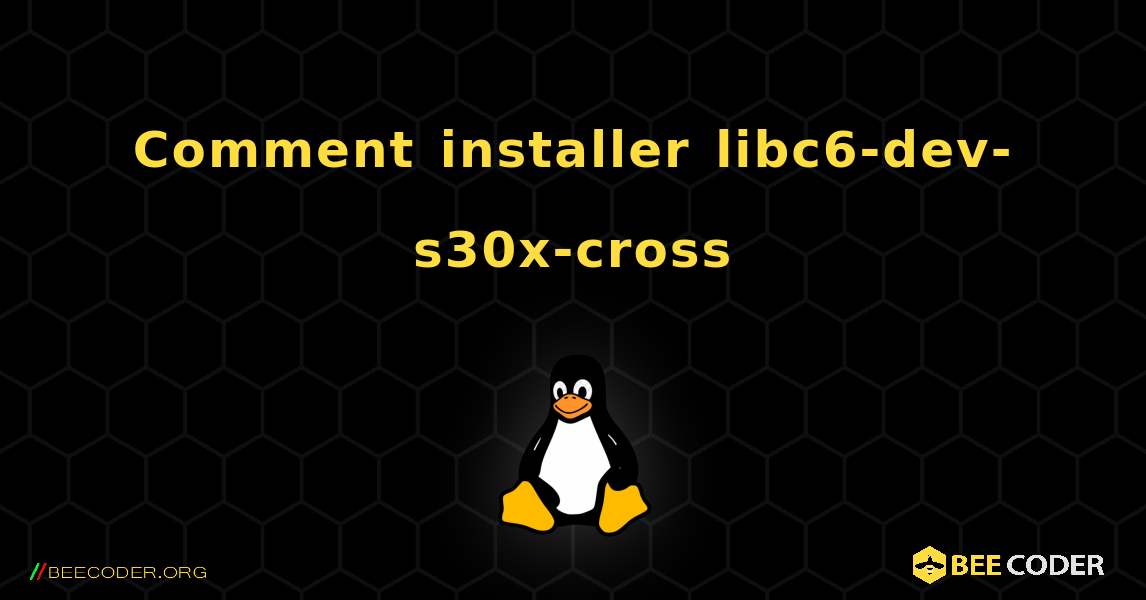 Comment installer libc6-dev-s30x-cross . Linux
