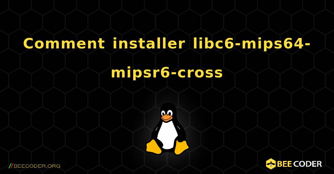 Comment installer libc6-mips64-mipsr6-cross . Linux