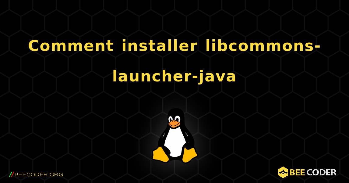Comment installer libcommons-launcher-java . Linux