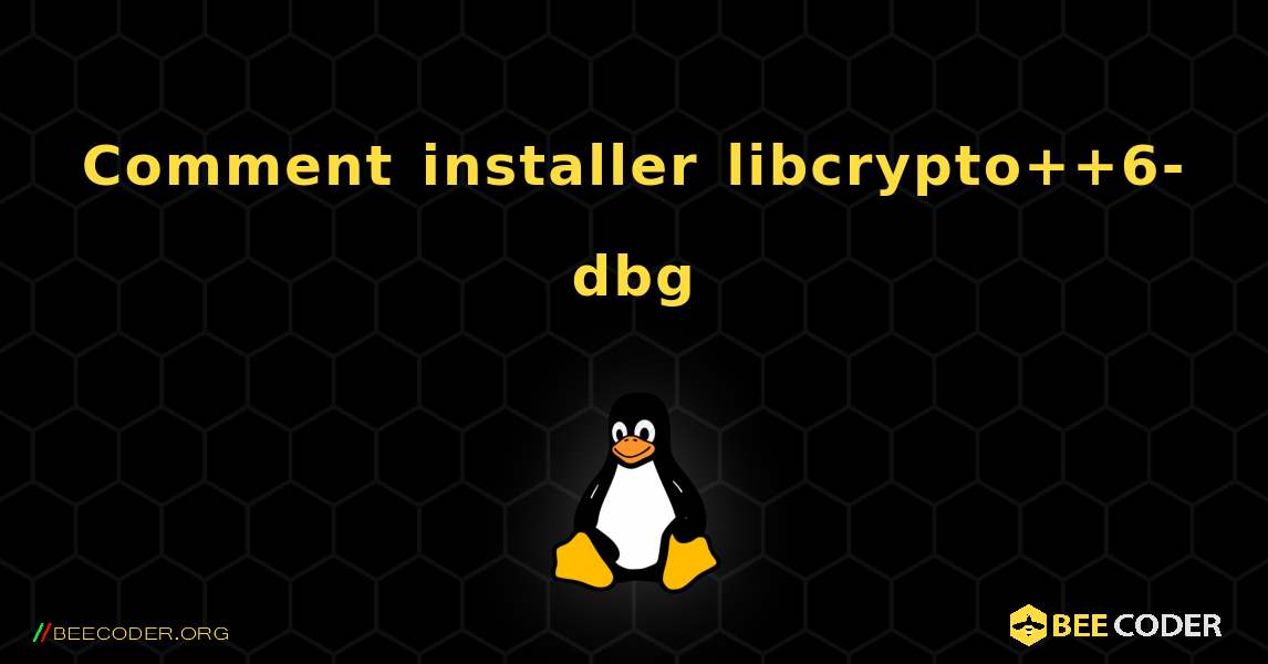 Comment installer libcrypto++6-dbg . Linux