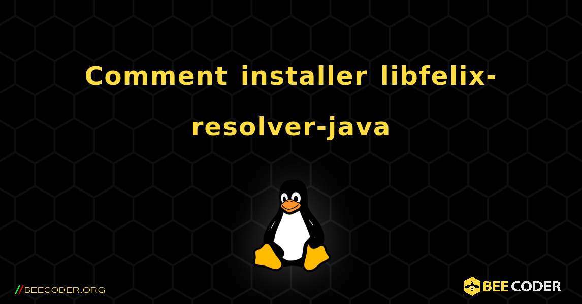 Comment installer libfelix-resolver-java . Linux