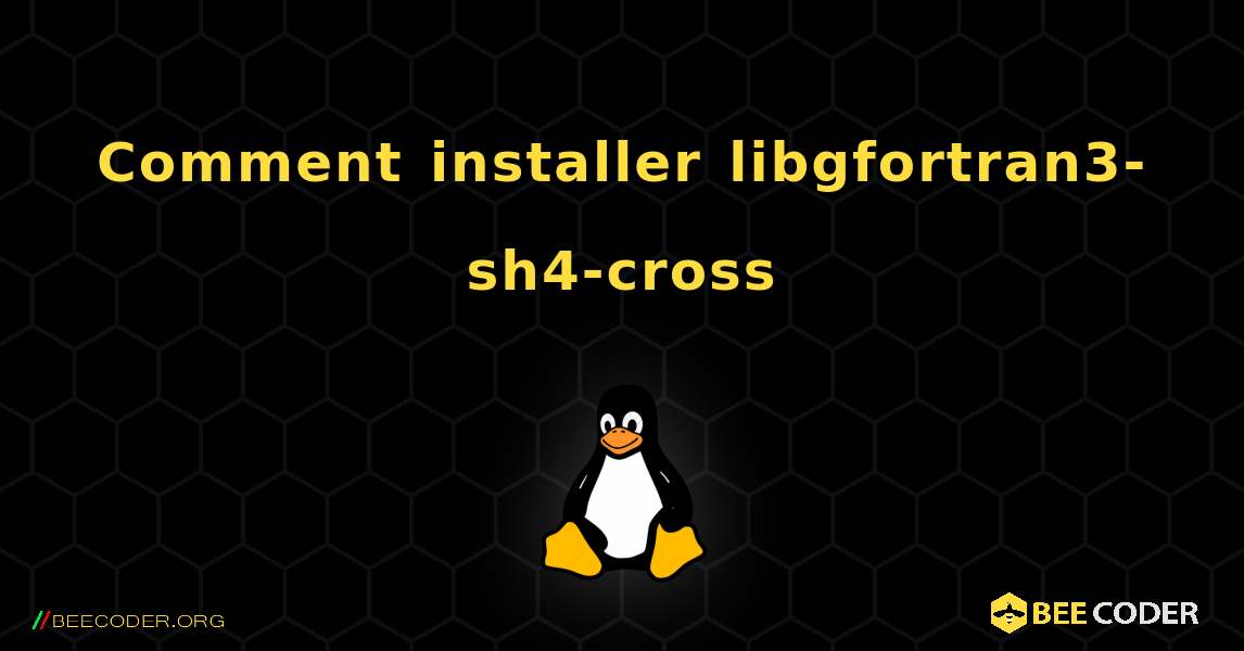 Comment installer libgfortran3-sh4-cross . Linux