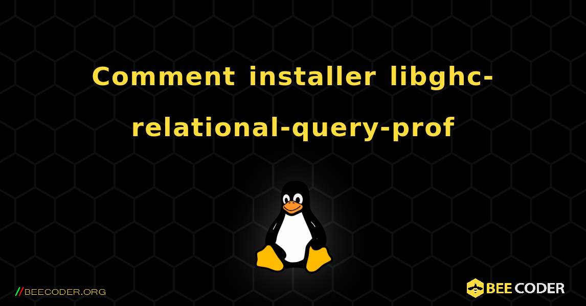 Comment installer libghc-relational-query-prof . Linux