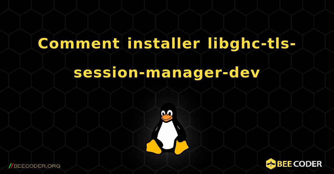 Comment installer libghc-tls-session-manager-dev . Linux