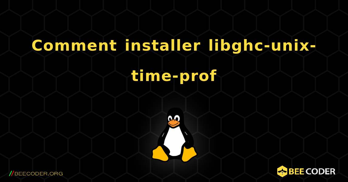 Comment installer libghc-unix-time-prof . Linux