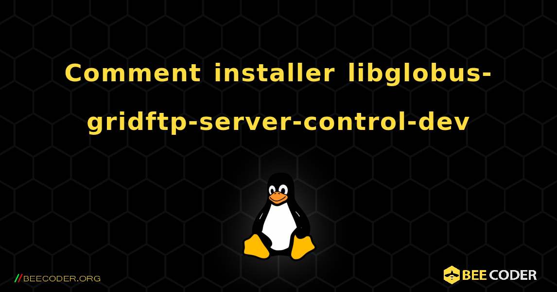 Comment installer libglobus-gridftp-server-control-dev . Linux