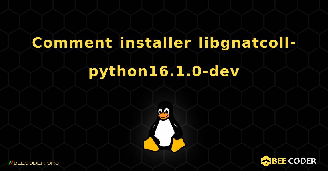 Comment installer libgnatcoll-python16.1.0-dev . Linux