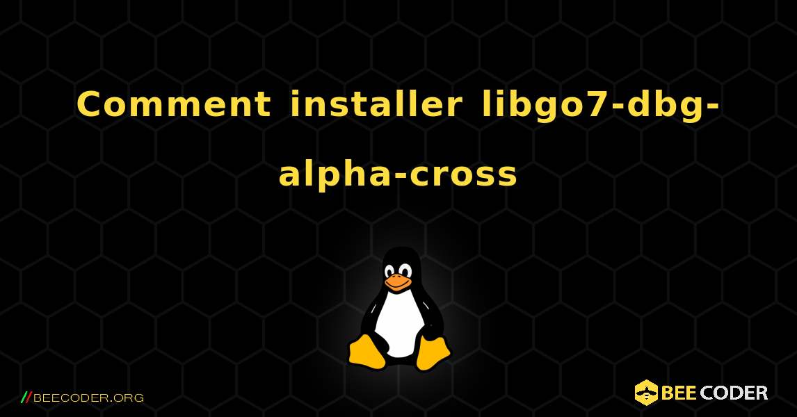Comment installer libgo7-dbg-alpha-cross . Linux