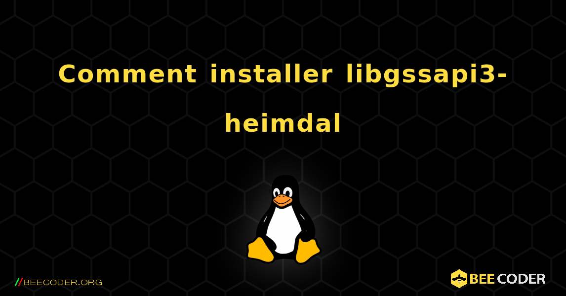 Comment installer libgssapi3-heimdal . Linux