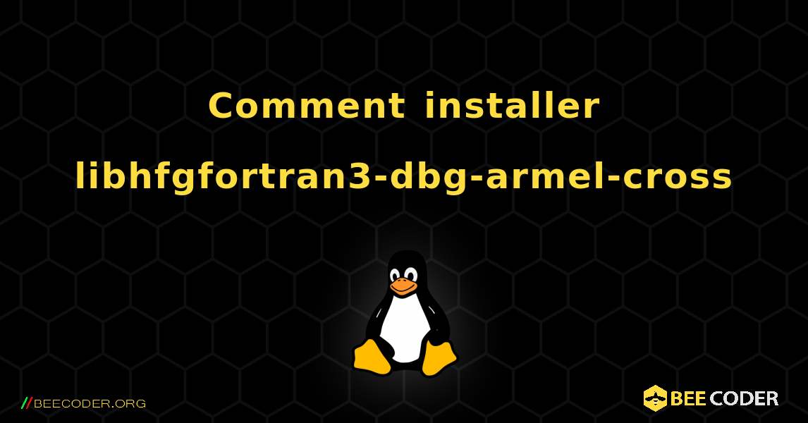 Comment installer libhfgfortran3-dbg-armel-cross . Linux