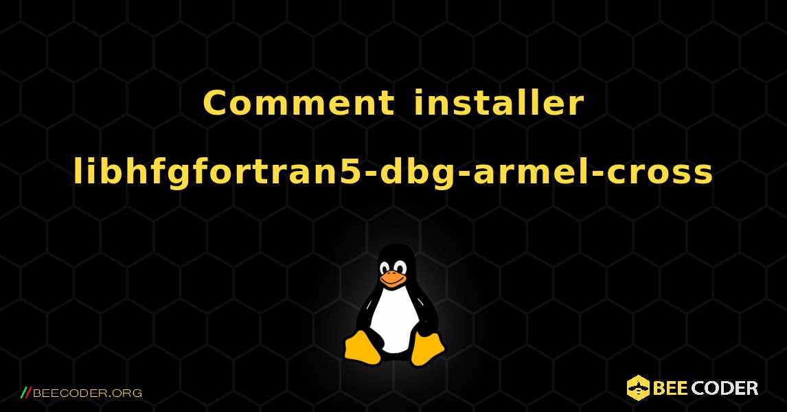 Comment installer libhfgfortran5-dbg-armel-cross . Linux