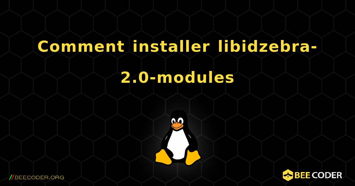 Comment installer libidzebra-2.0-modules . Linux