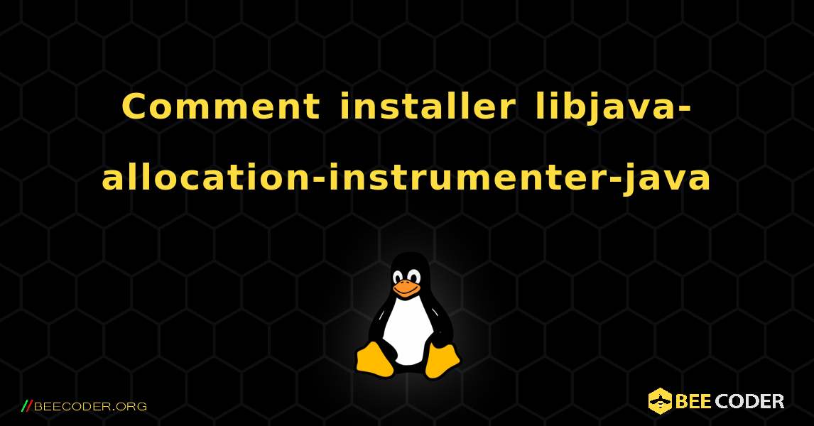 Comment installer libjava-allocation-instrumenter-java . Linux