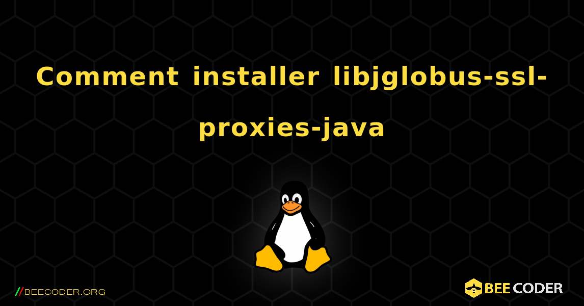 Comment installer libjglobus-ssl-proxies-java . Linux