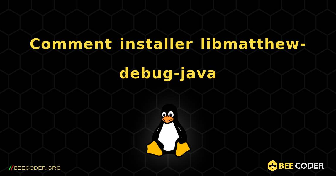 Comment installer libmatthew-debug-java . Linux