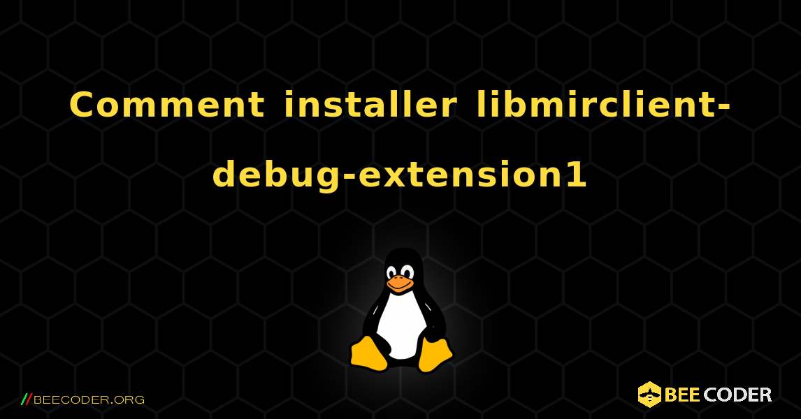 Comment installer libmirclient-debug-extension1 . Linux