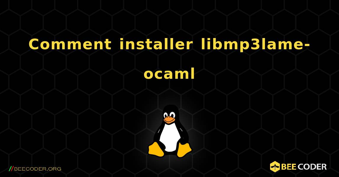 Comment installer libmp3lame-ocaml . Linux