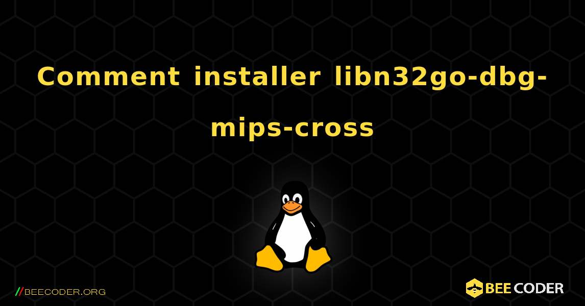 Comment installer libn32go-dbg-mips-cross . Linux