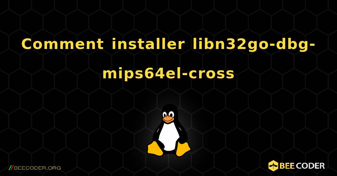 Comment installer libn32go-dbg-mips64el-cross . Linux