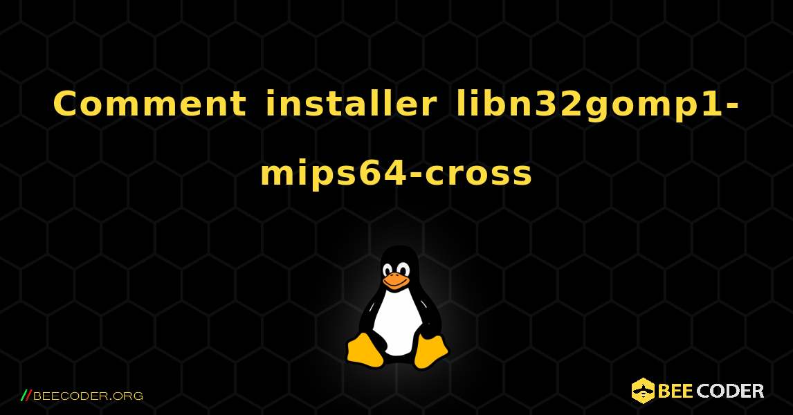 Comment installer libn32gomp1-mips64-cross . Linux
