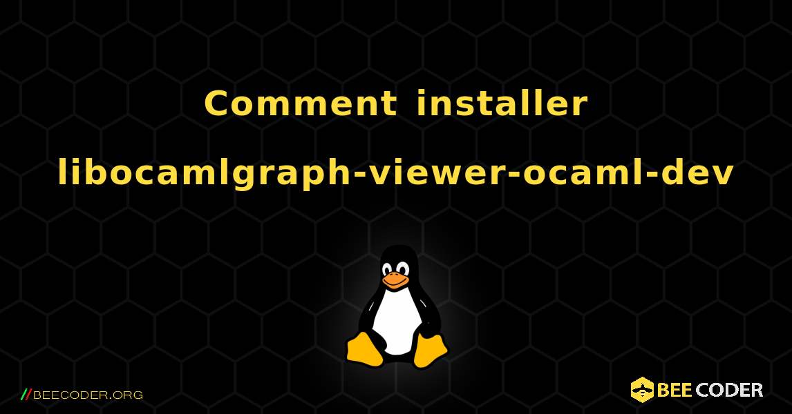 Comment installer libocamlgraph-viewer-ocaml-dev . Linux