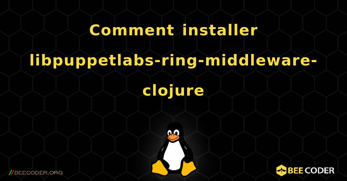 Comment installer libpuppetlabs-ring-middleware-clojure . Linux