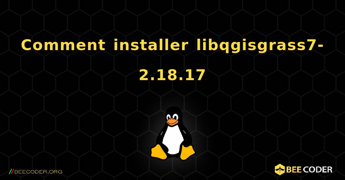 Comment installer libqgisgrass7-2.18.17 . Linux