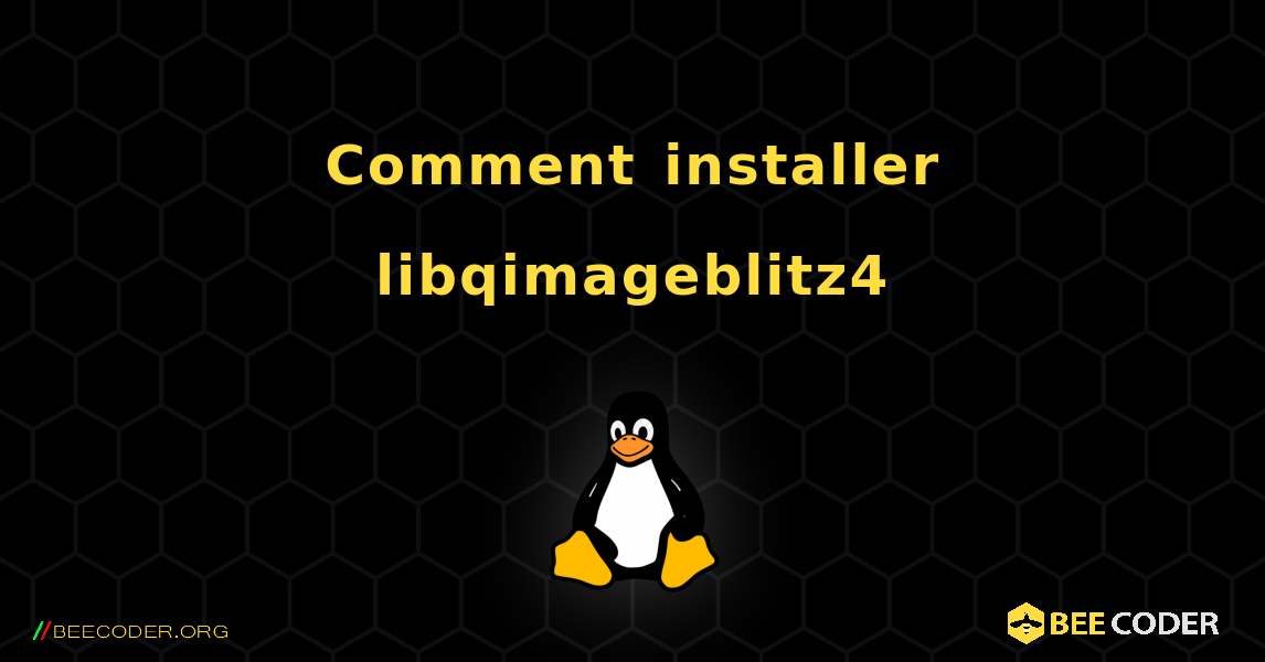 Comment installer libqimageblitz4 . Linux