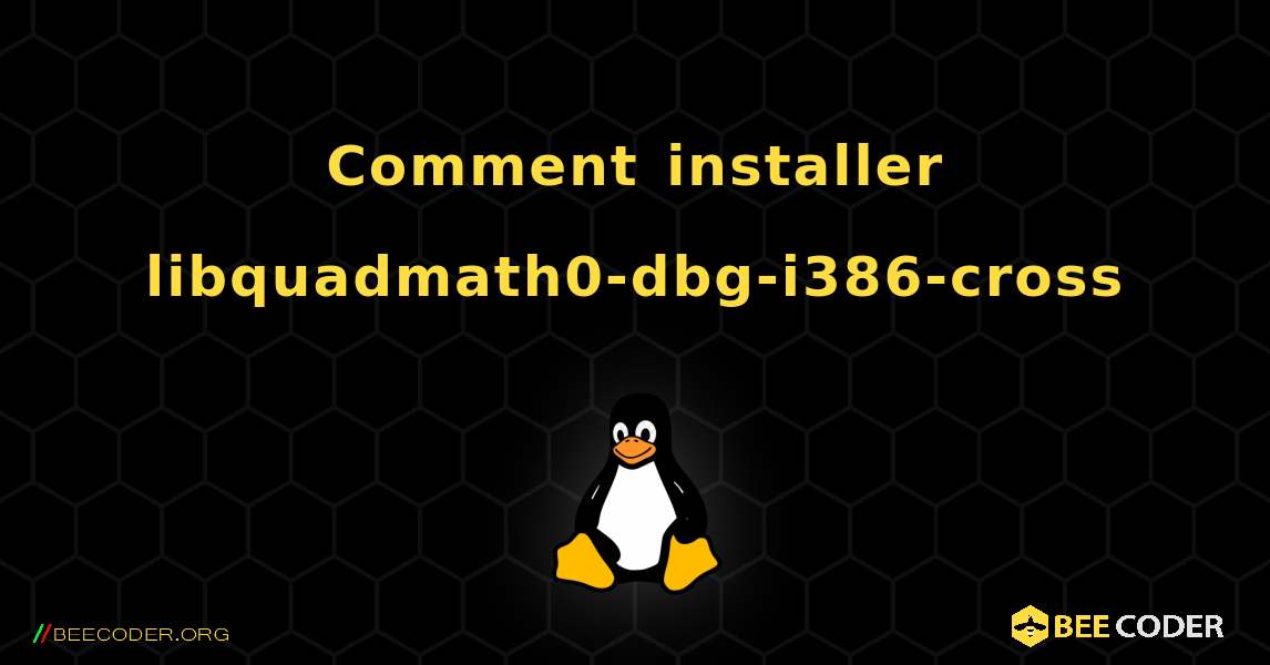 Comment installer libquadmath0-dbg-i386-cross . Linux