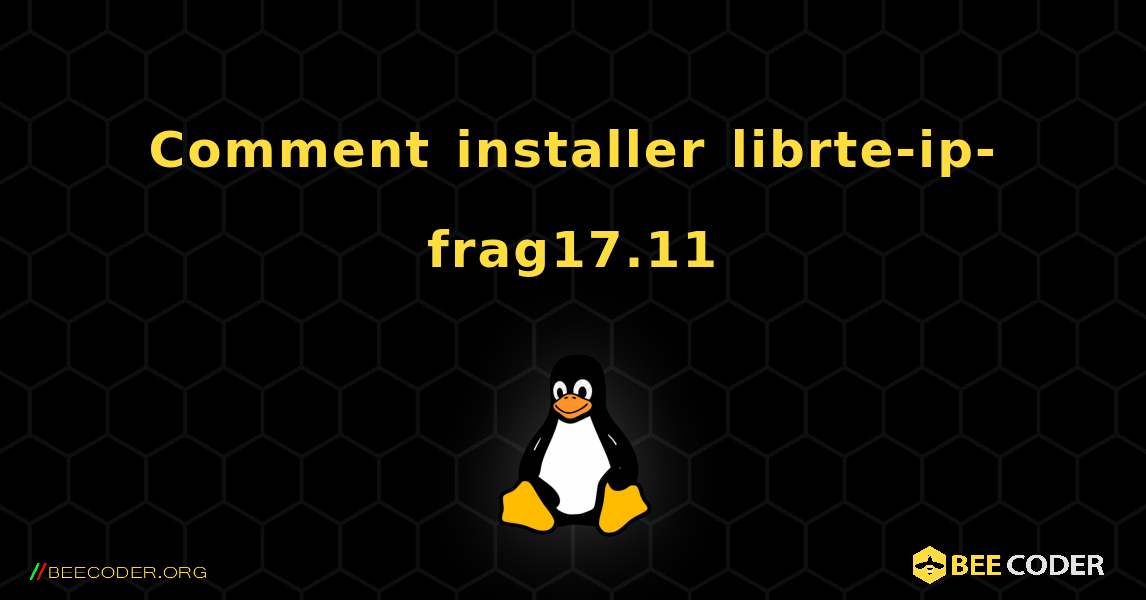 Comment installer librte-ip-frag17.11 . Linux