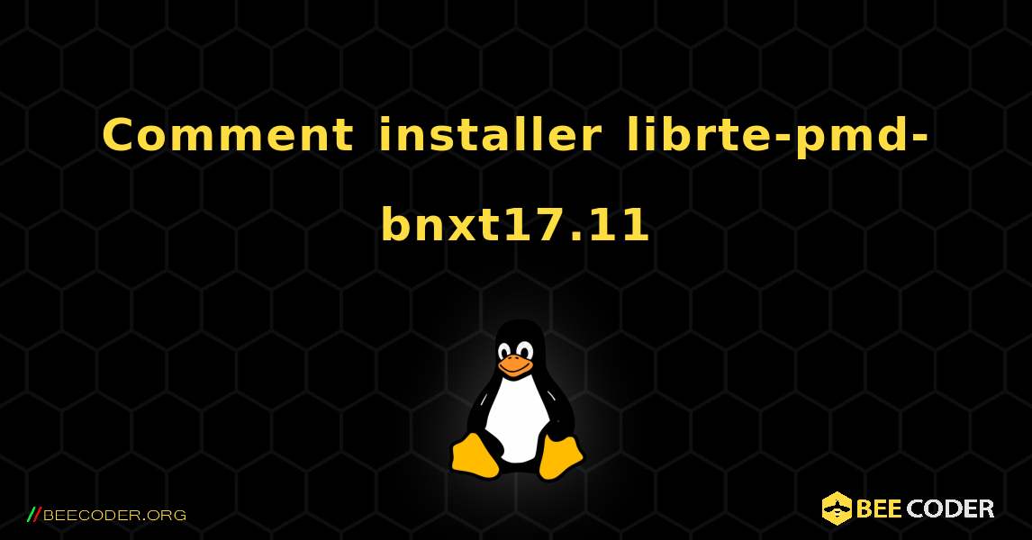 Comment installer librte-pmd-bnxt17.11 . Linux