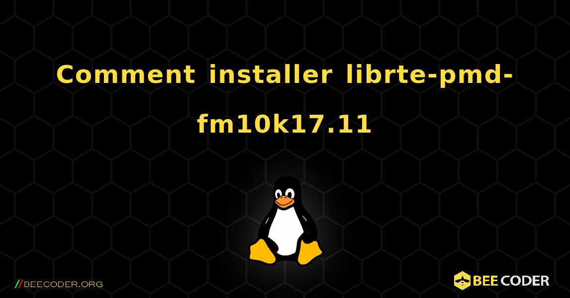 Comment installer librte-pmd-fm10k17.11 . Linux